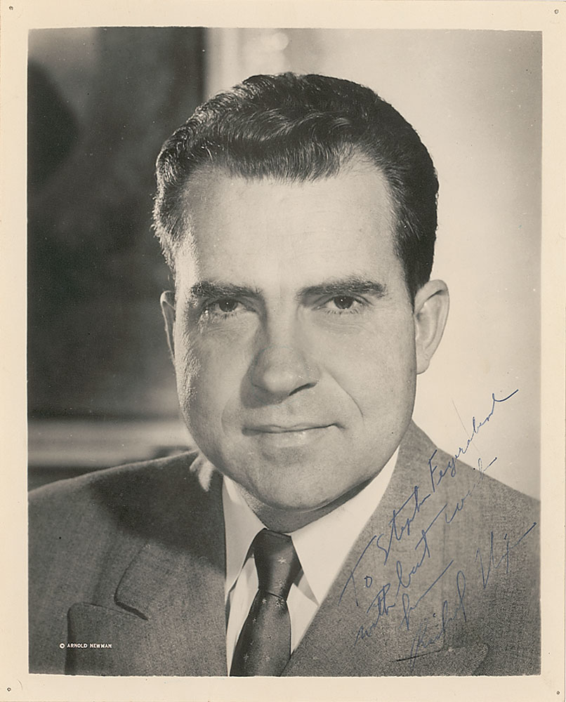 Lot #105 Richard Nixon