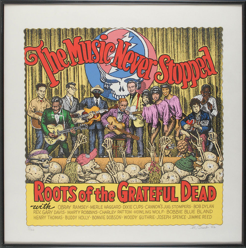Lot #378 Robert Crumb: Grateful Dead