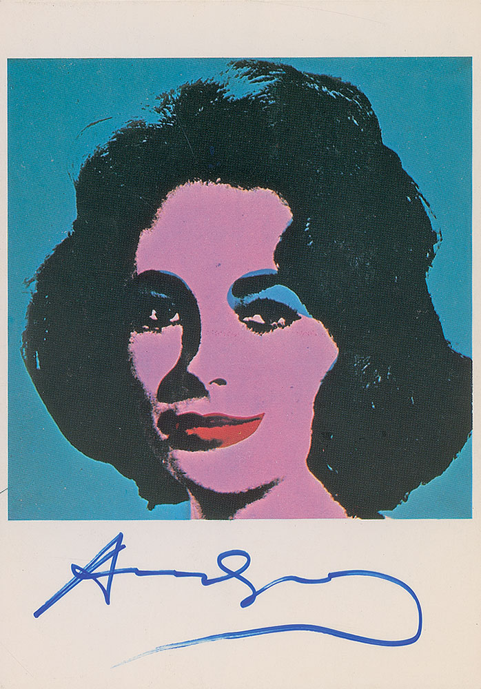 Lot #168 Andy Warhol: Elizabeth Taylor