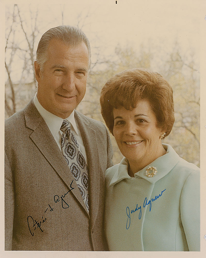 Lot #224 Spiro and Judy Agnew