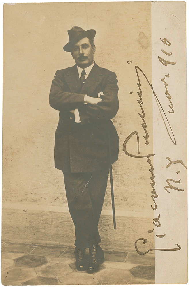 Lot #572 Giacomo Puccini