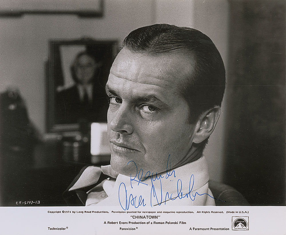 Lot #867 Jack Nicholson
