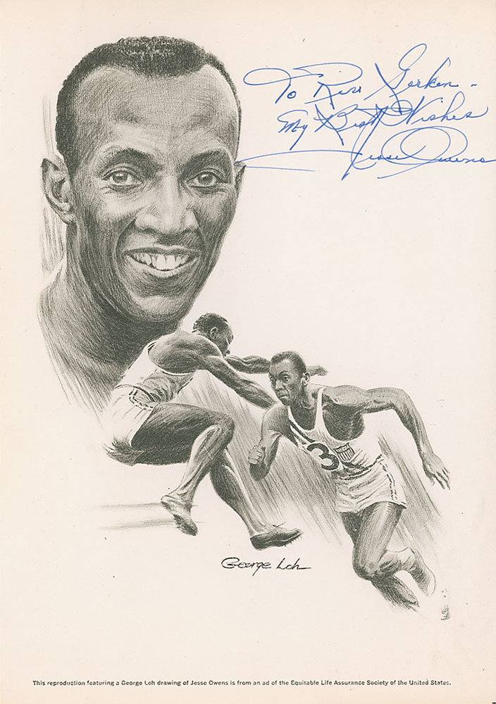 Lot #989 Jesse Owens