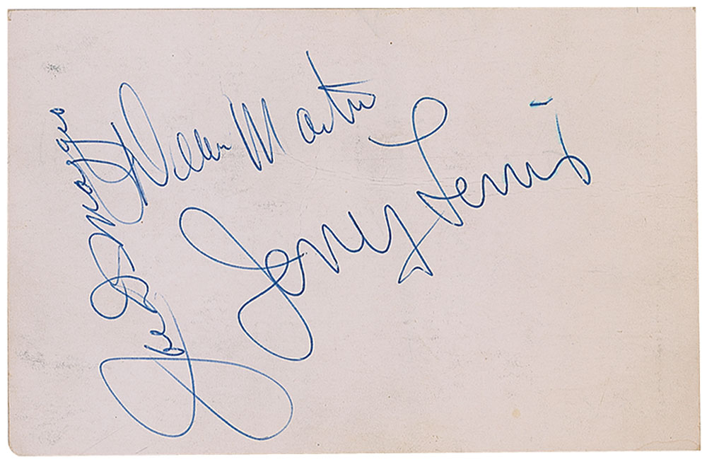 Lot #857 Dean Martin, Jerry Lewis, and Joe