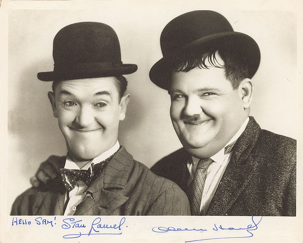 Lot #1027 Laurel and Hardy