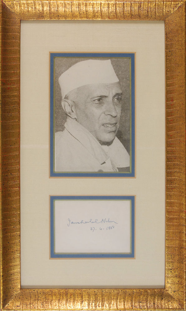 Lot #259 Jawaharlal Nehru