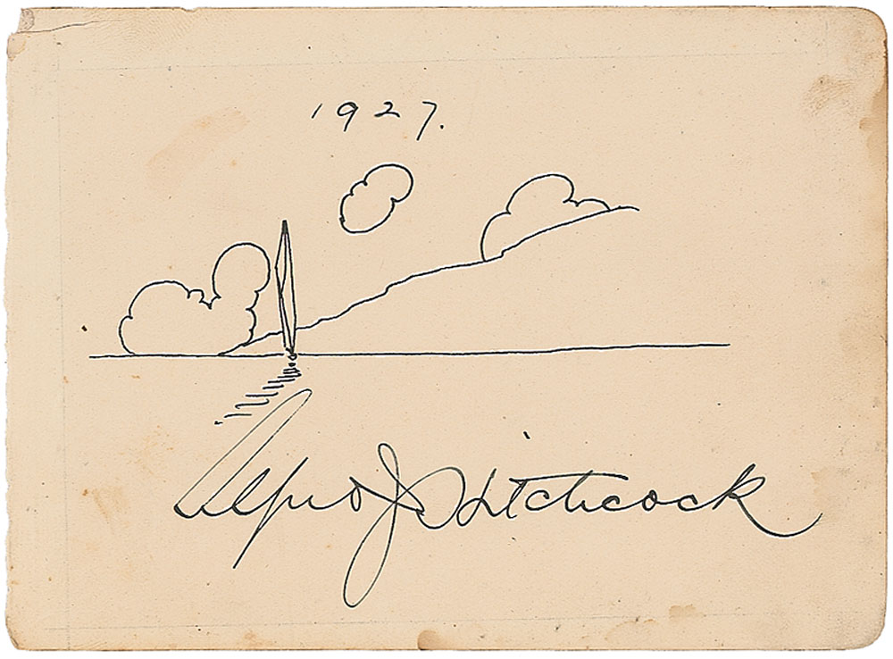 Lot #772 Alfred Hitchcock