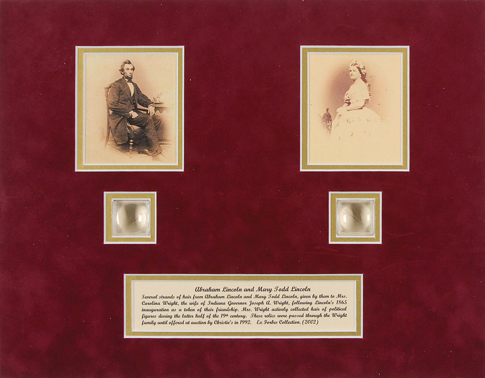 Lot #30 Abraham and Mary Todd Lincoln