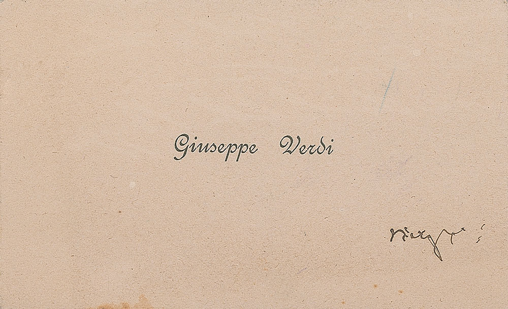 Lot #582 Giuseppe Verdi