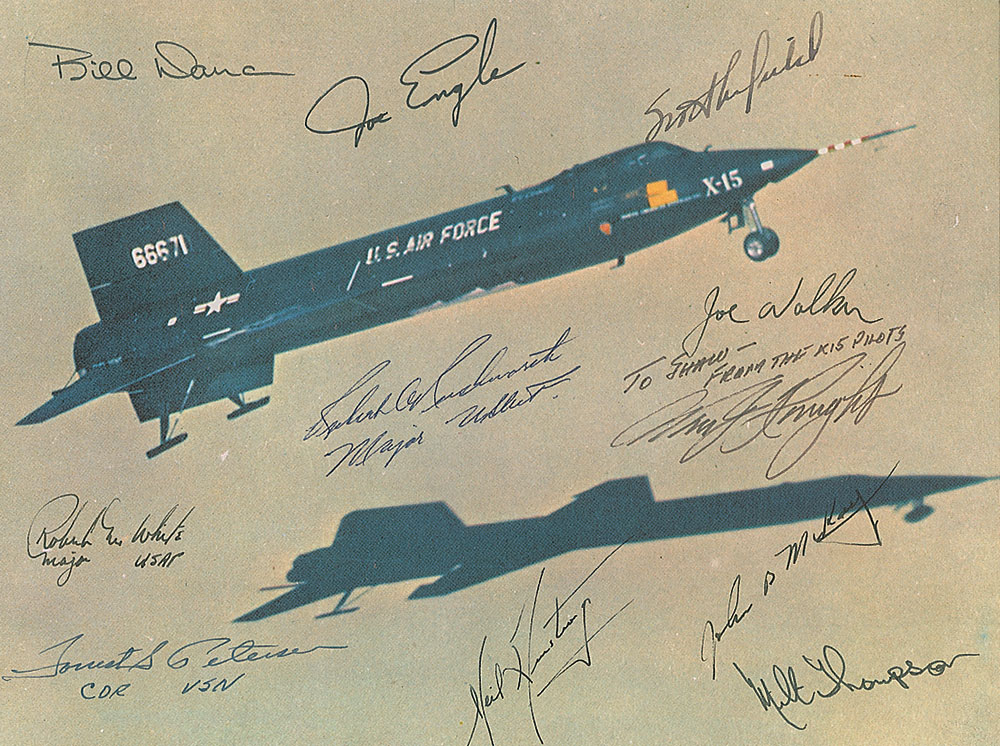 Lot #506 Neil Armstrong and X-15 Pilots
