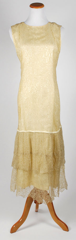 Lot #53 Grace Coolidge’s Lace Flapper Dress