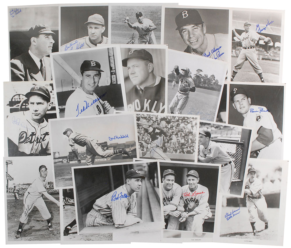 Lot #1212 Baseball Hall of Famers