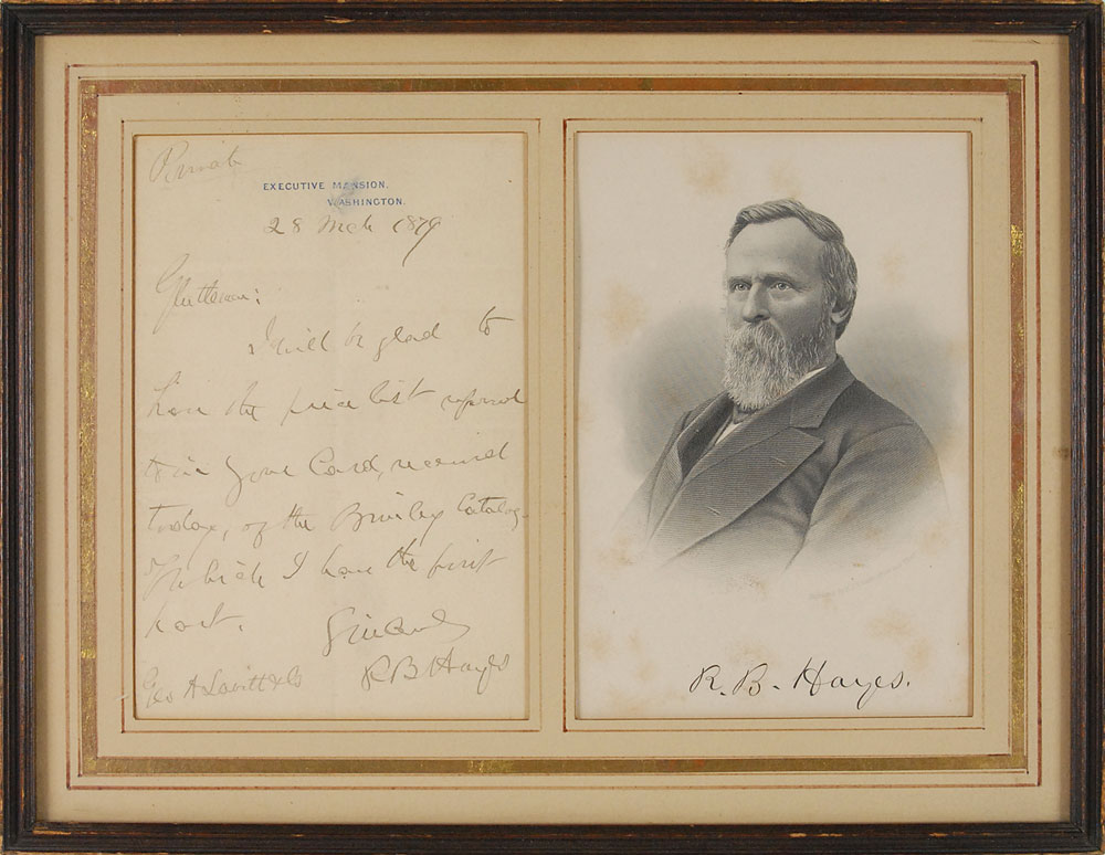 Lot #105 Rutherford B. Hayes