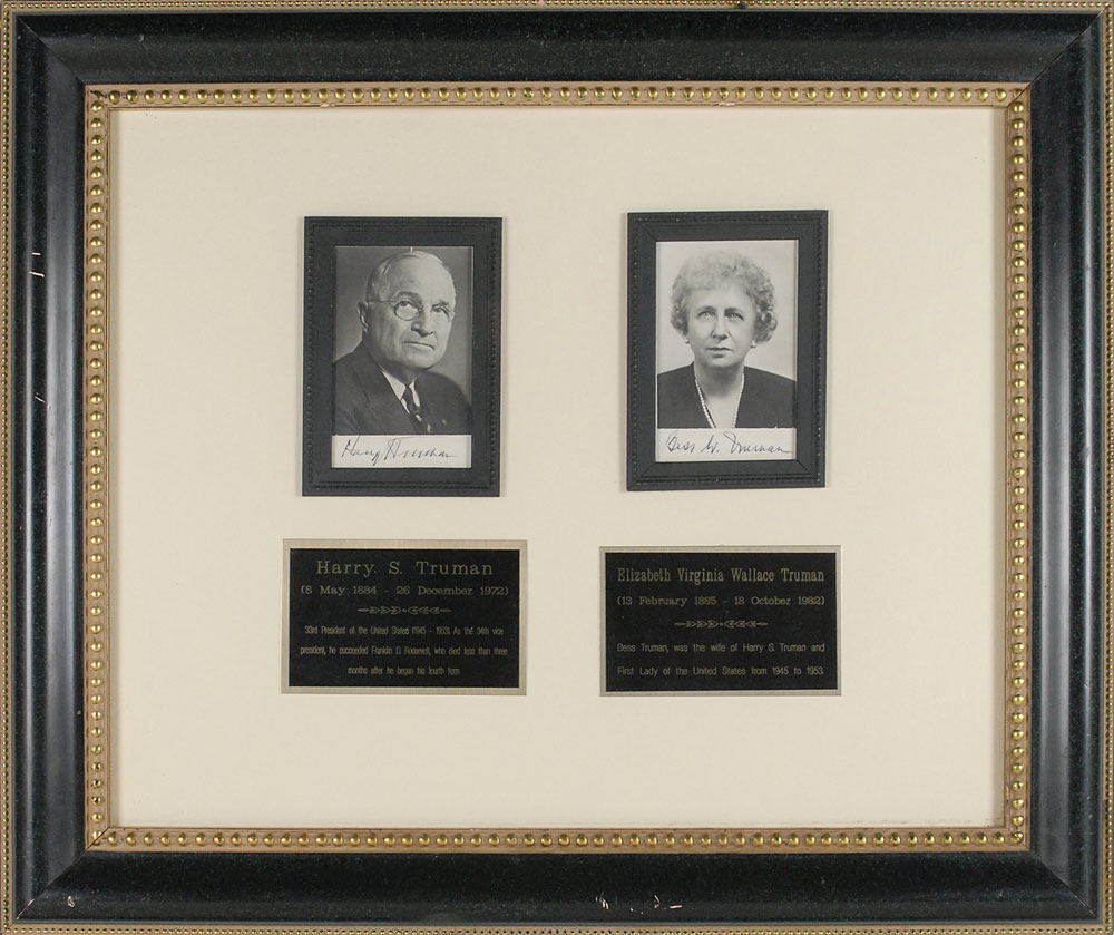 Lot #131 Harry and Bess Truman