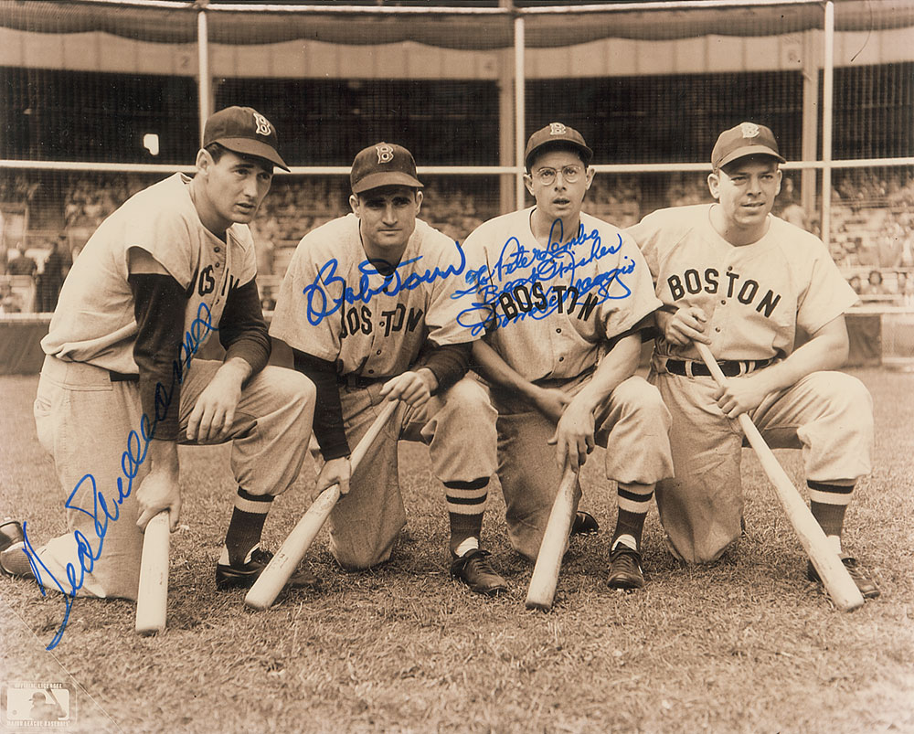 Lot #1277 Williams, DiMaggio, and Doerr