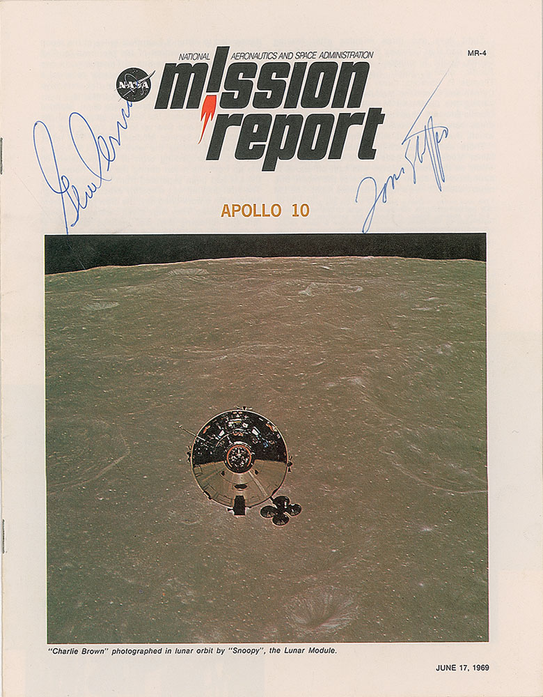 Lot #575 Apollo 10: Cernan and Stafford