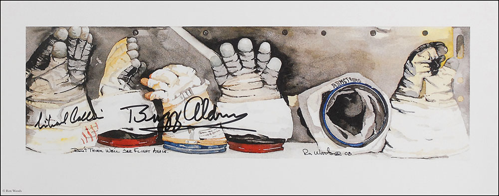 Lot #546 Apollo 11: Aldrin and Collins