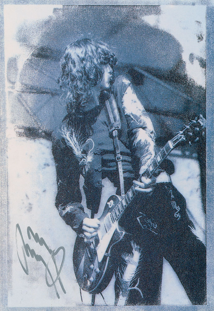 Lot #960 Led Zeppelin: Jimmy Page