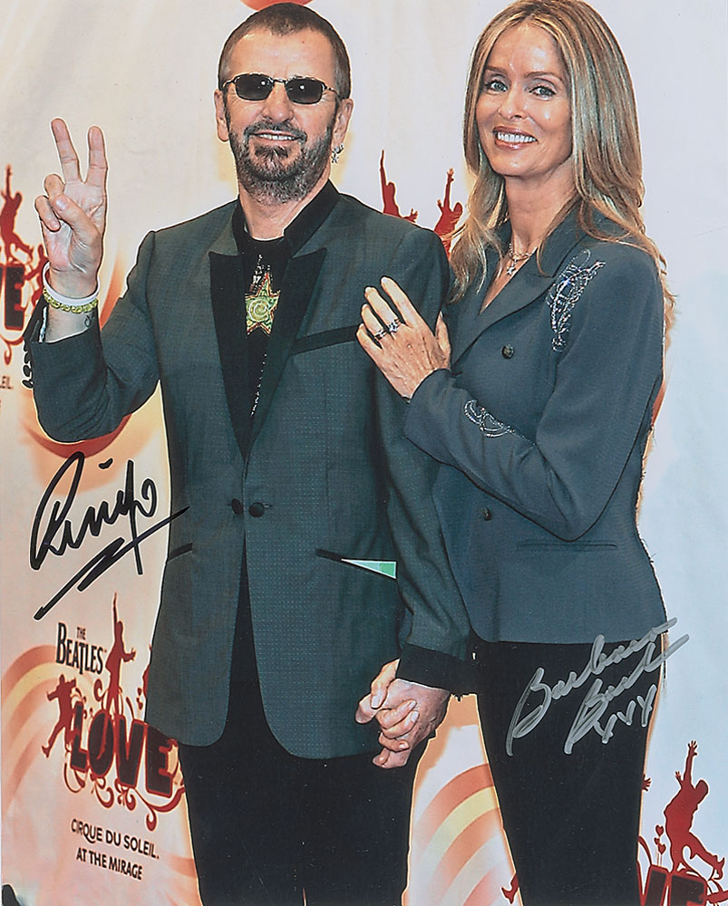 Lot #920 Beatles: Ringo and Barbara Bach Starr