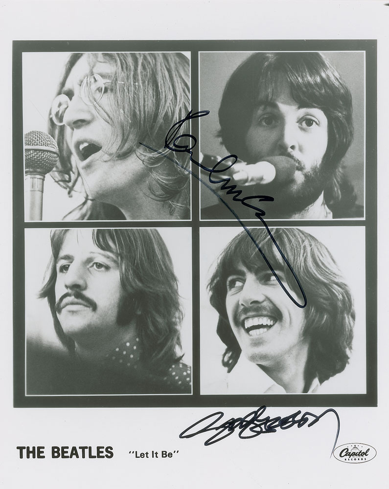 Lot #832 Beatles: McCartney and Harrison