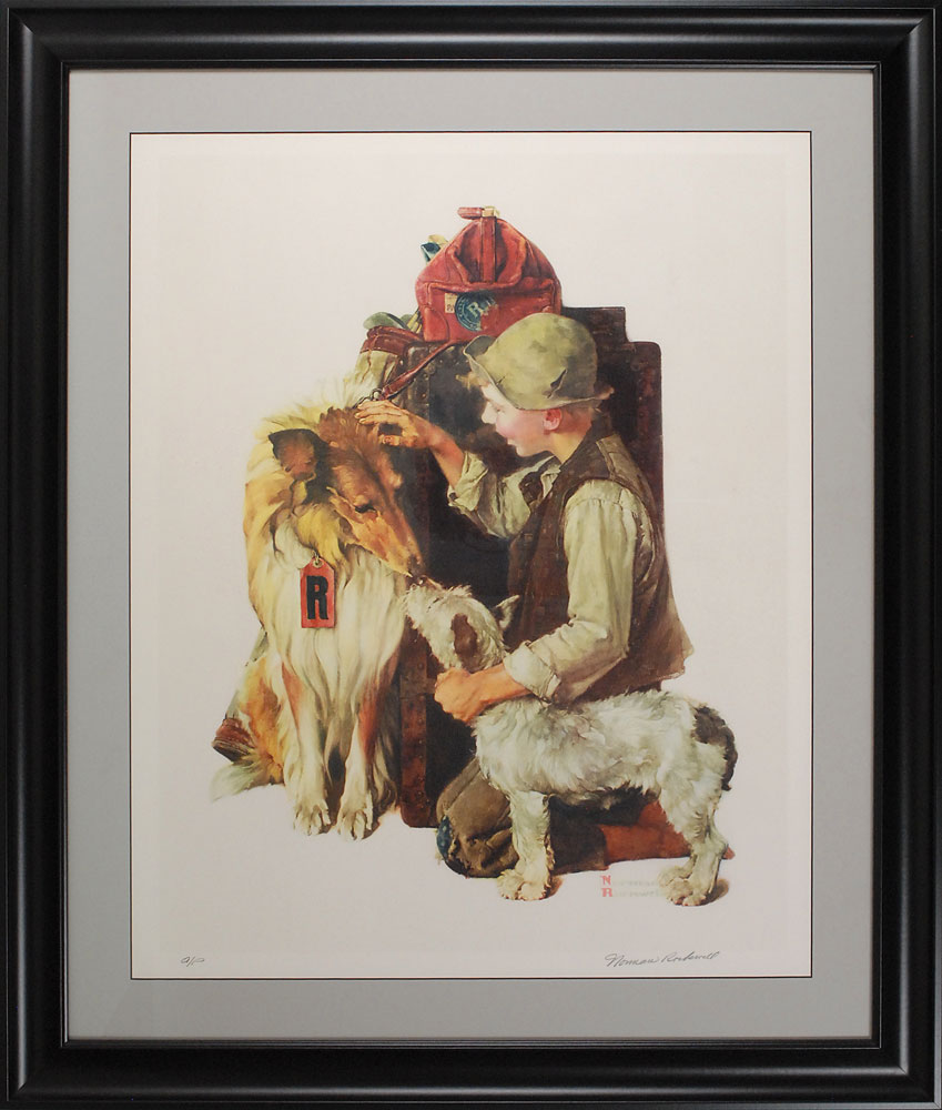 Lot #619 Norman Rockwell