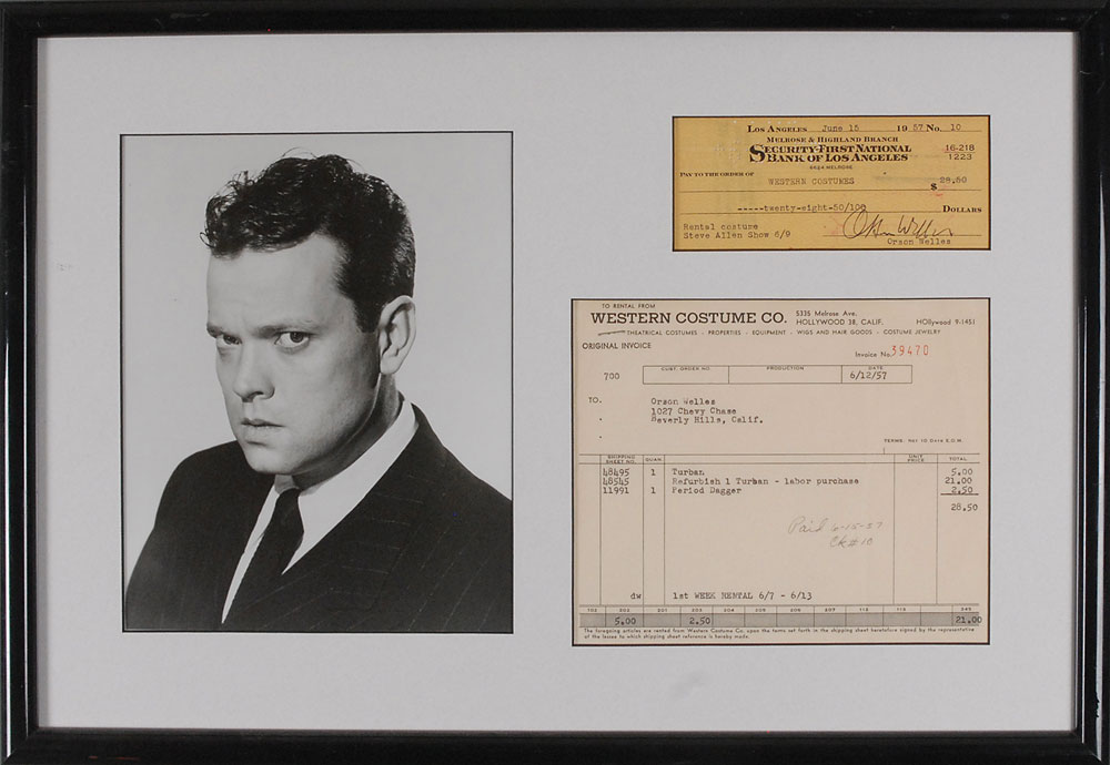 Lot #1128 Orson Welles