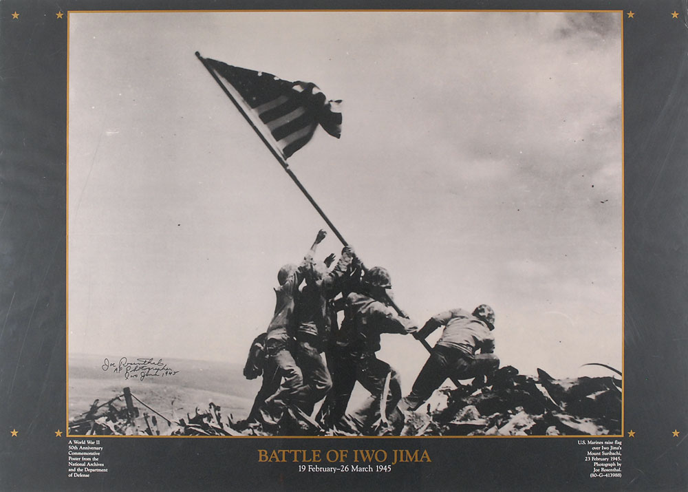 Lot #469 Iwo Jima: Joe Rosenthal