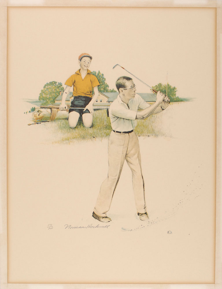 Lot #548 Norman Rockwell