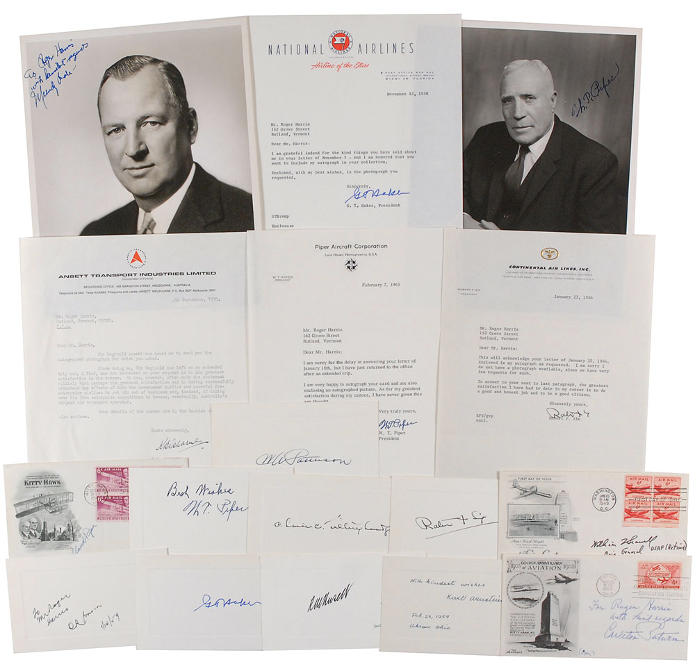 Lot #490 Airline Founders and Executives