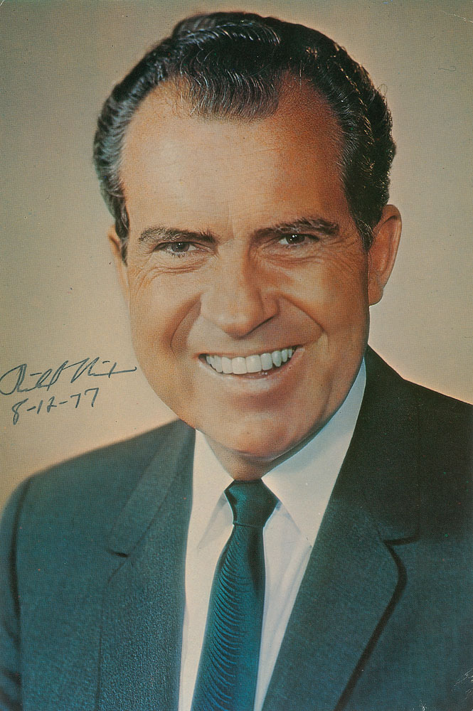 Lot #124 Richard Nixon