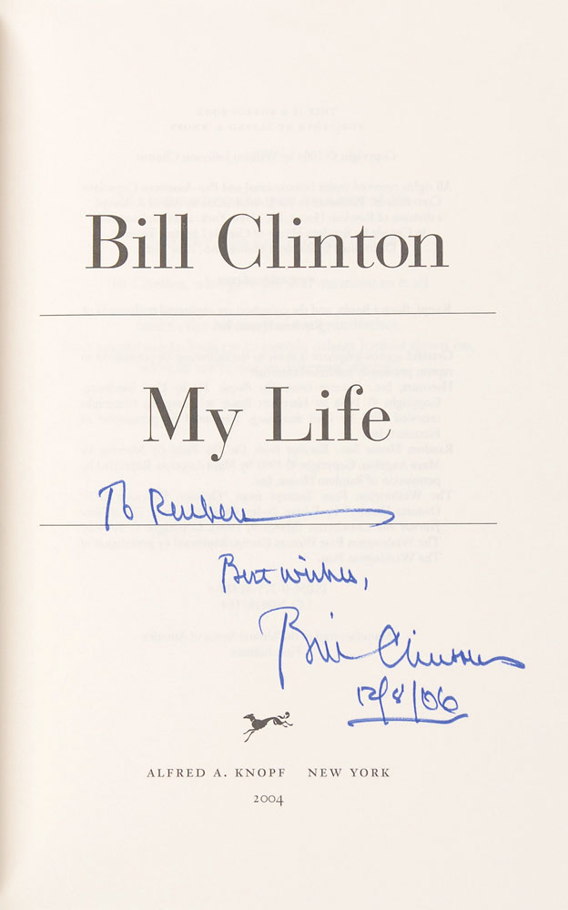 Lot #138 Bill Clinton