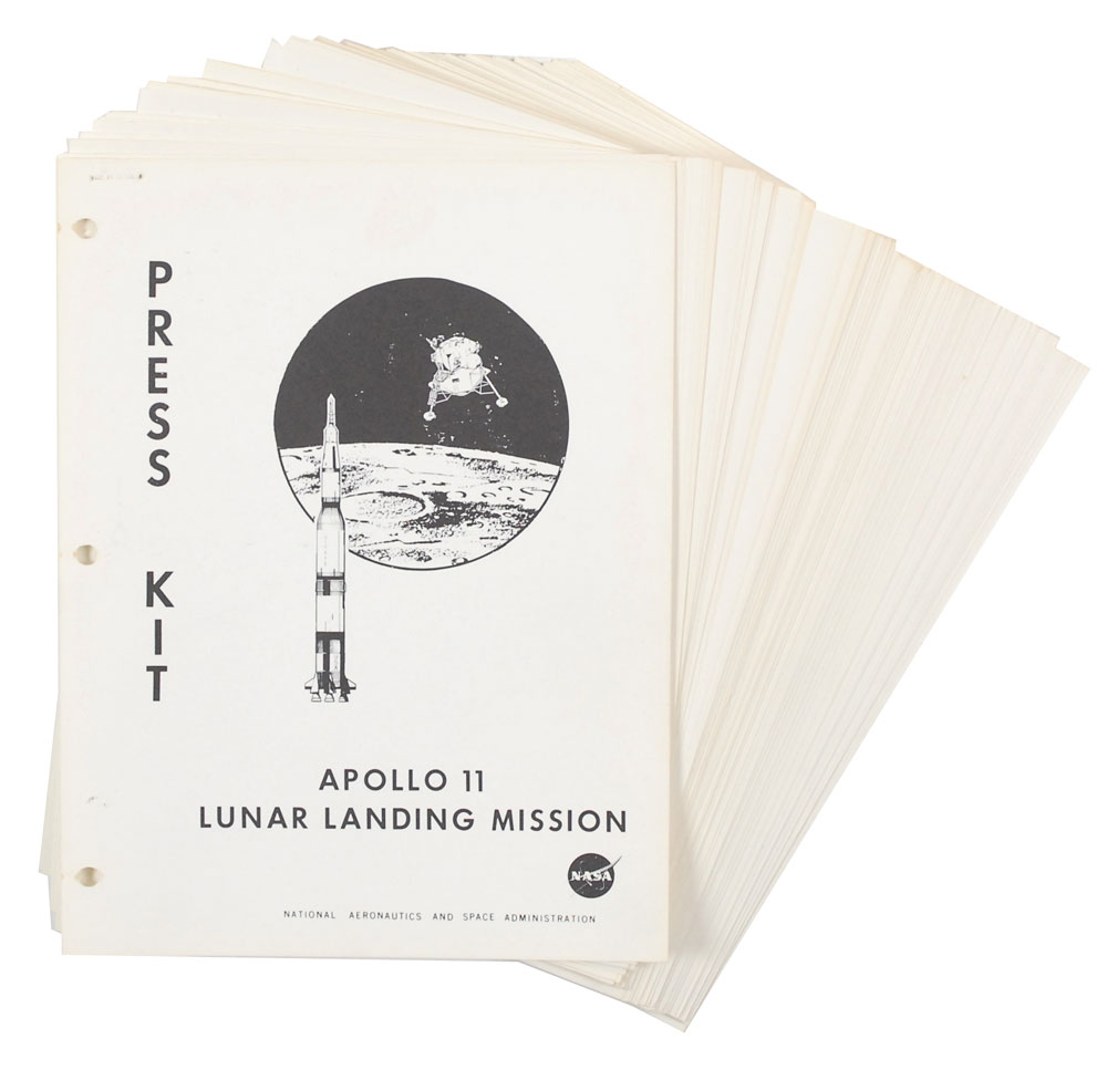 Lot #188 Apollo 11 Press Kit