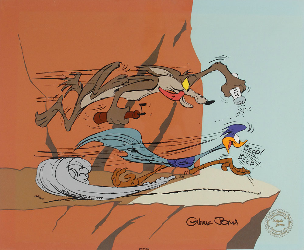 Lot #429 Roadrunner and Wile E. Coyote limited