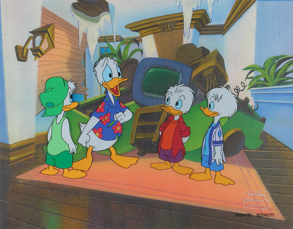 Lot #340 Donald Duck, Huey, Dewey, and Louie