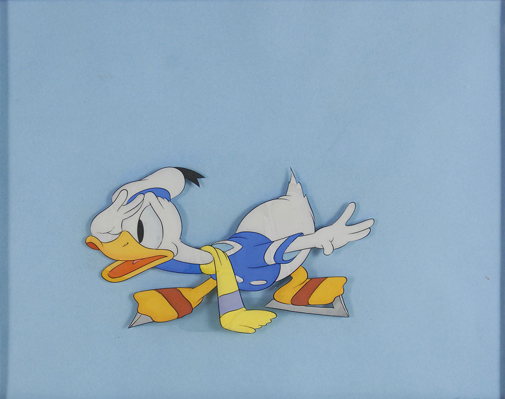 Lot #105 Donald Duck production cel from The