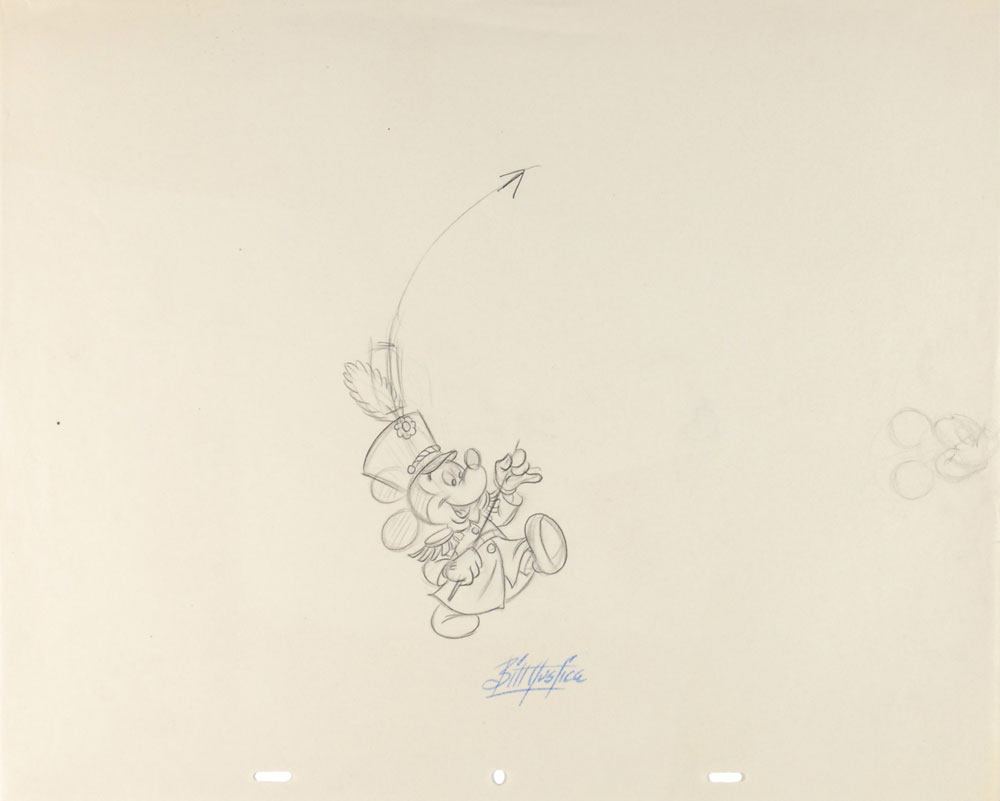 Lot #268 Mickey Mouse production drawing for a Disneyland Building