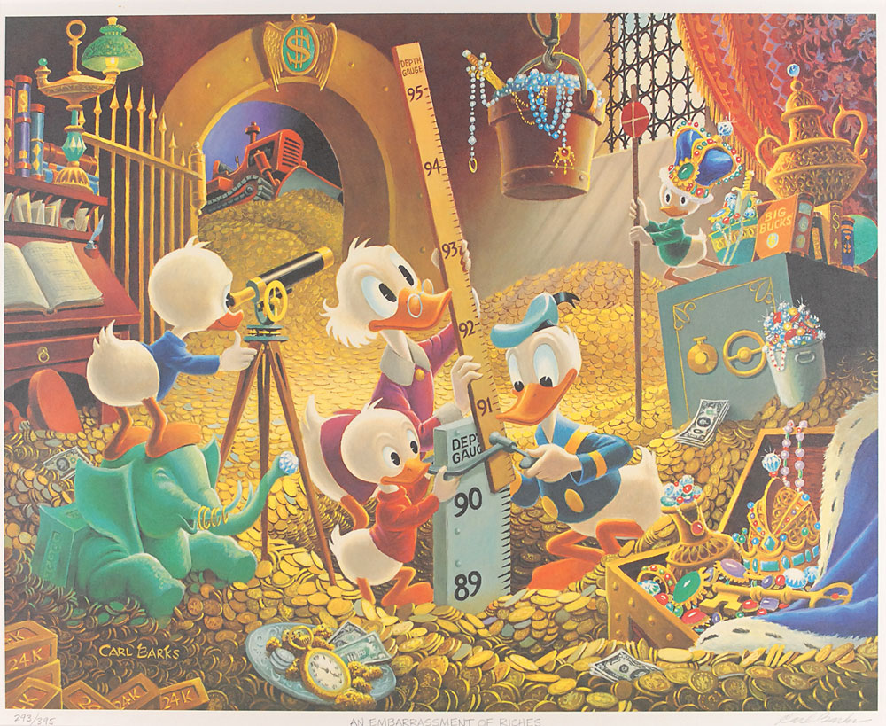 Lot #352 Carl Barks limited edition signed