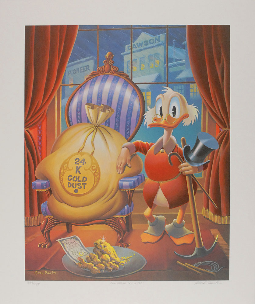 Lot #353 Carl Barks limited edition signed