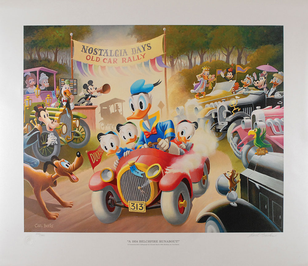 Lot #354 Carl Barks limited edition signed