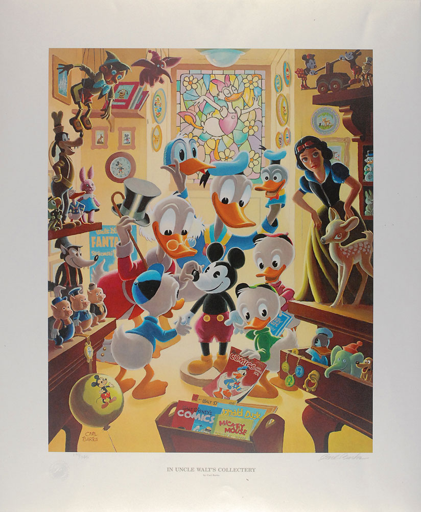 Lot #355 Carl Barks limited edition signed