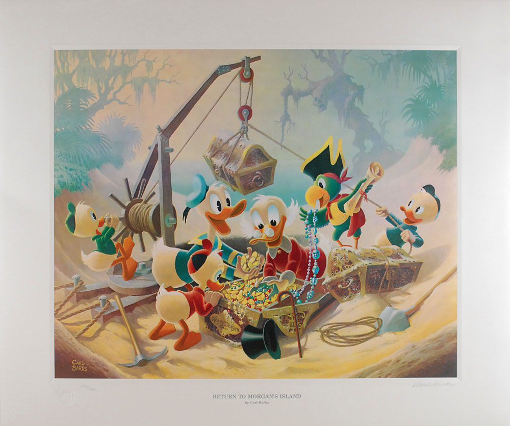 Lot #356 Carl Barks limited edition signed