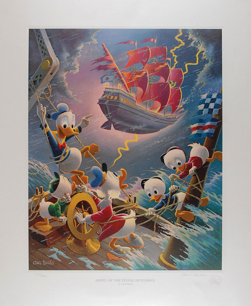 Lot #357 Carl Barks limited edition signed