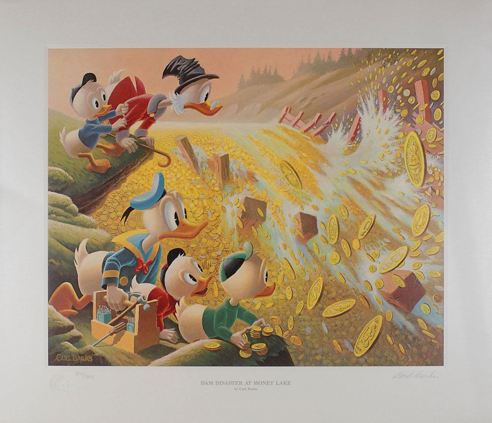 Lot #358 Carl Barks limited edition signed