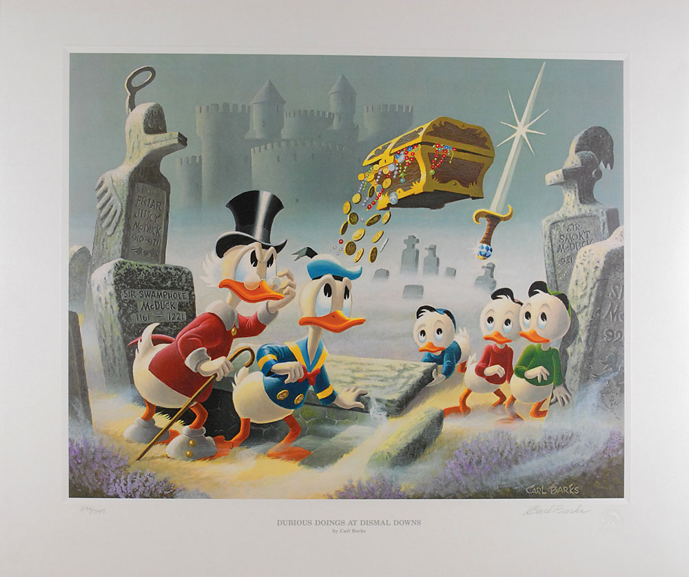 Lot #359 Carl Barks limited edition signed