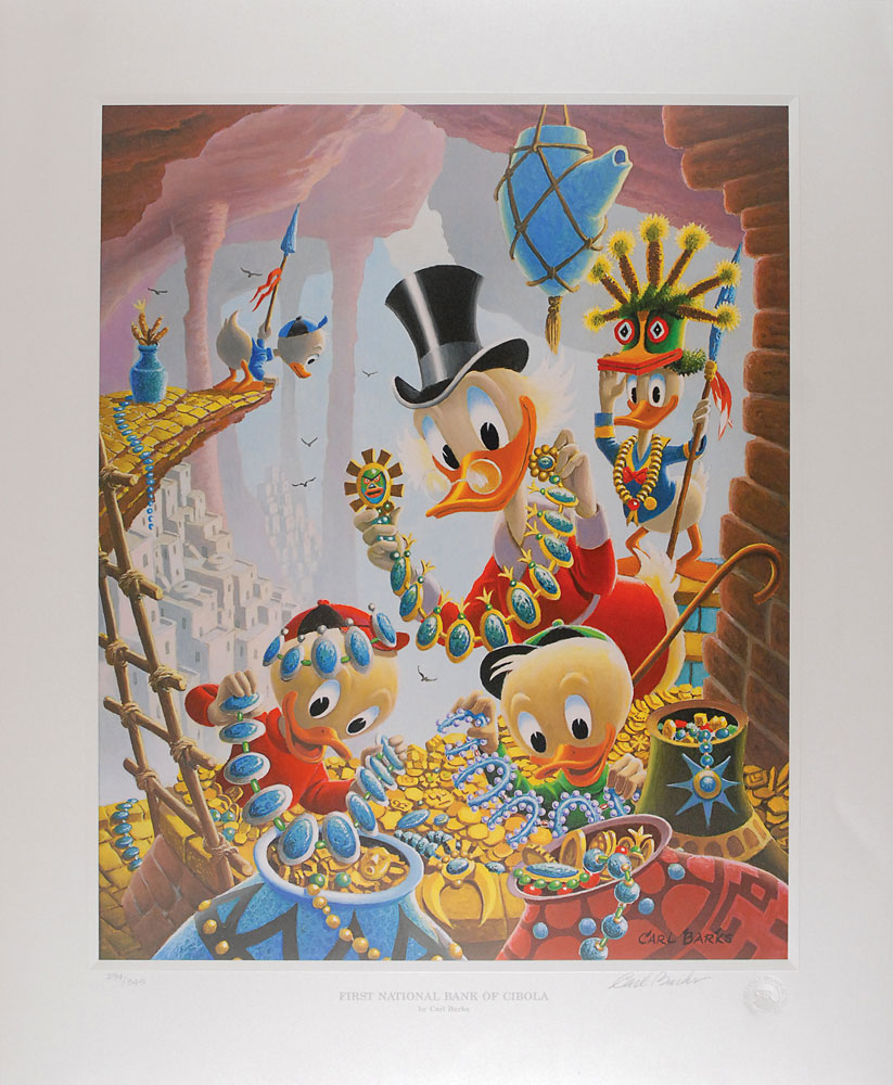 Lot #360 Carl Barks limited edition signed