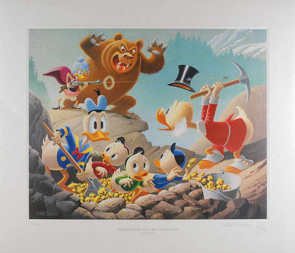 Lot #361 Carl Barks limited edition signed