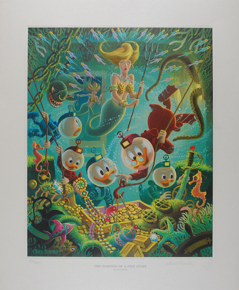 Lot #362 Carl Barks limited edition signed
