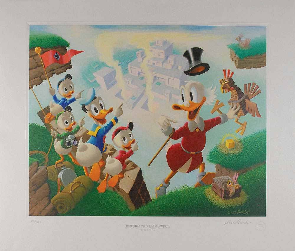 Lot #363 Carl Barks limited edition signed
