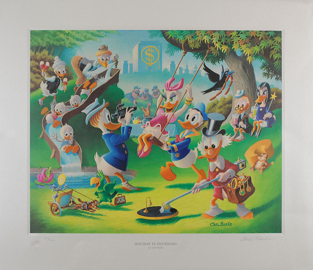 Lot #364 Carl Barks limited edition signed