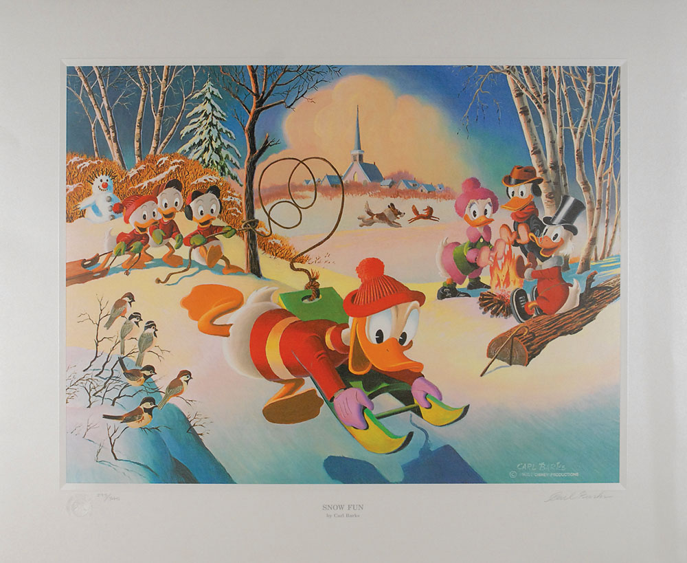 Lot #366 Carl Barks limited edition signed